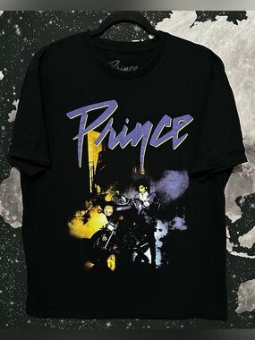 Prince Purple Rain Motorcycle Album Cover Shirt